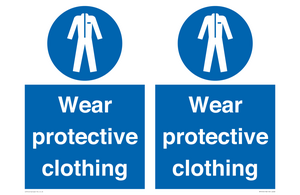Wear protective clothing